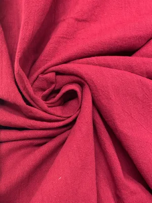 1 YD Cotton Loose Weave - Dark Fuchsia