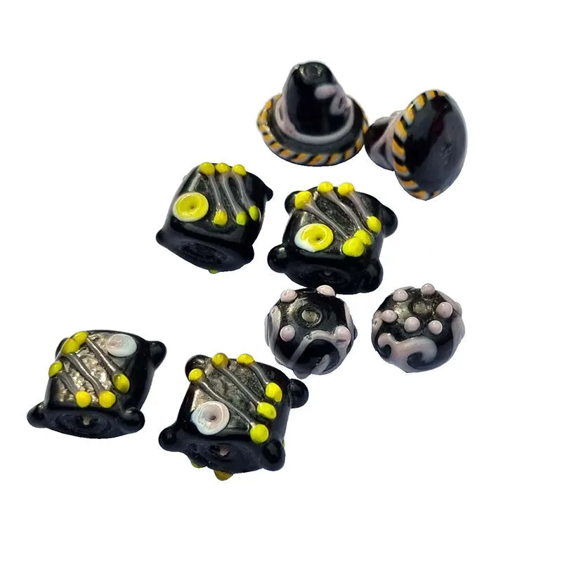 10 Pcs Pack artistic lampwork beads loose