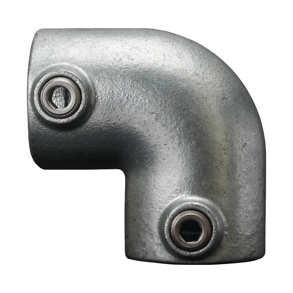 125A 90° Elbow Key Clamp To Suit 26.9mm Tube