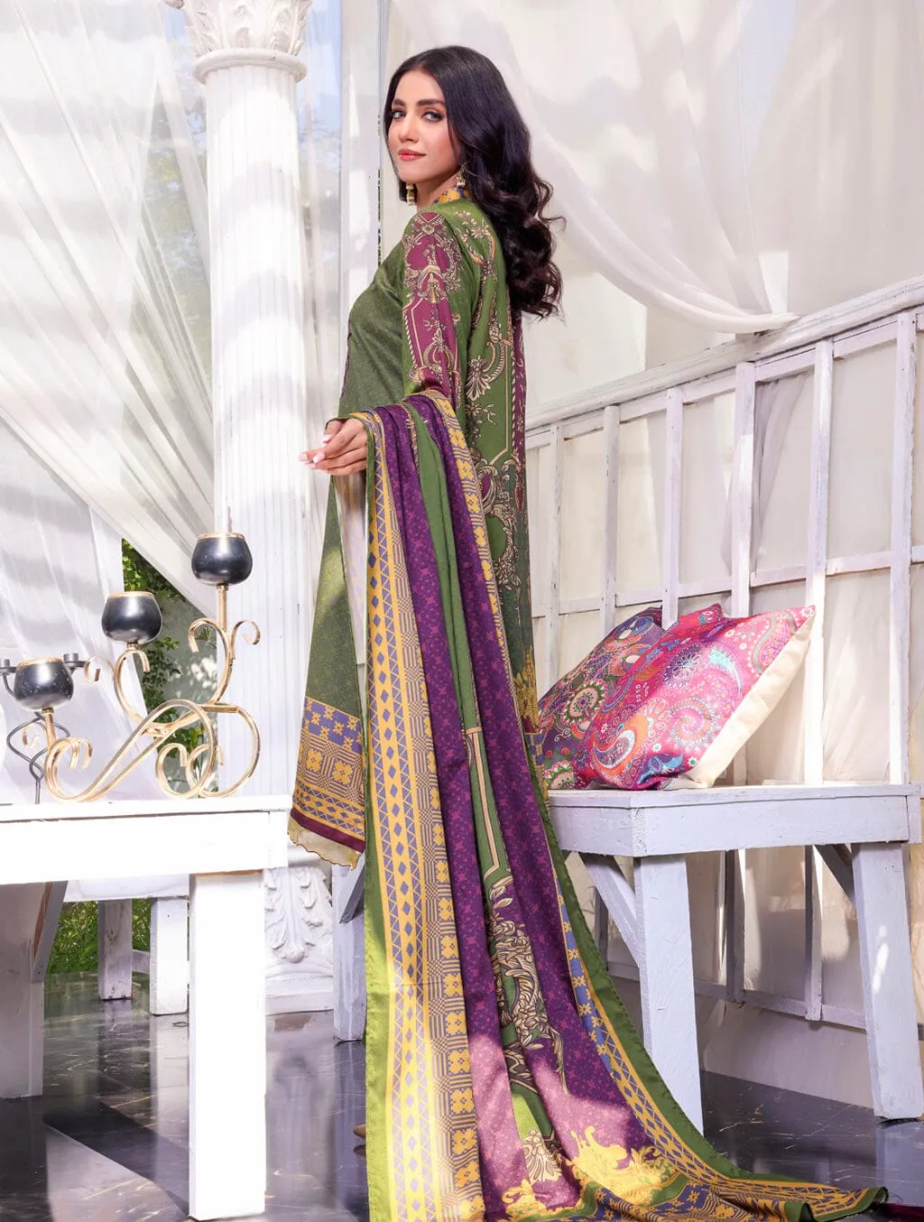 3 Piece Unstitched Suit KTE-1567