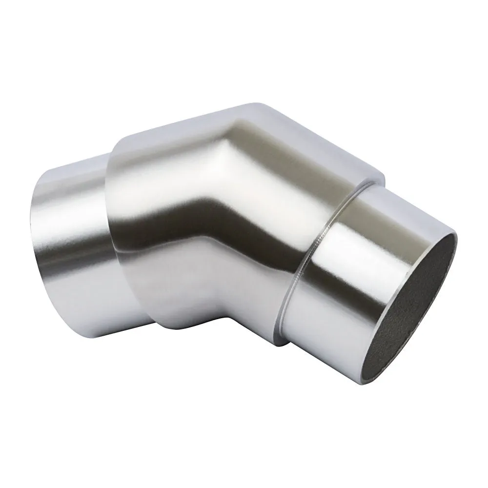 316 Tube Connector 135 Degree To Suit 48.3mm x 2mm Tube