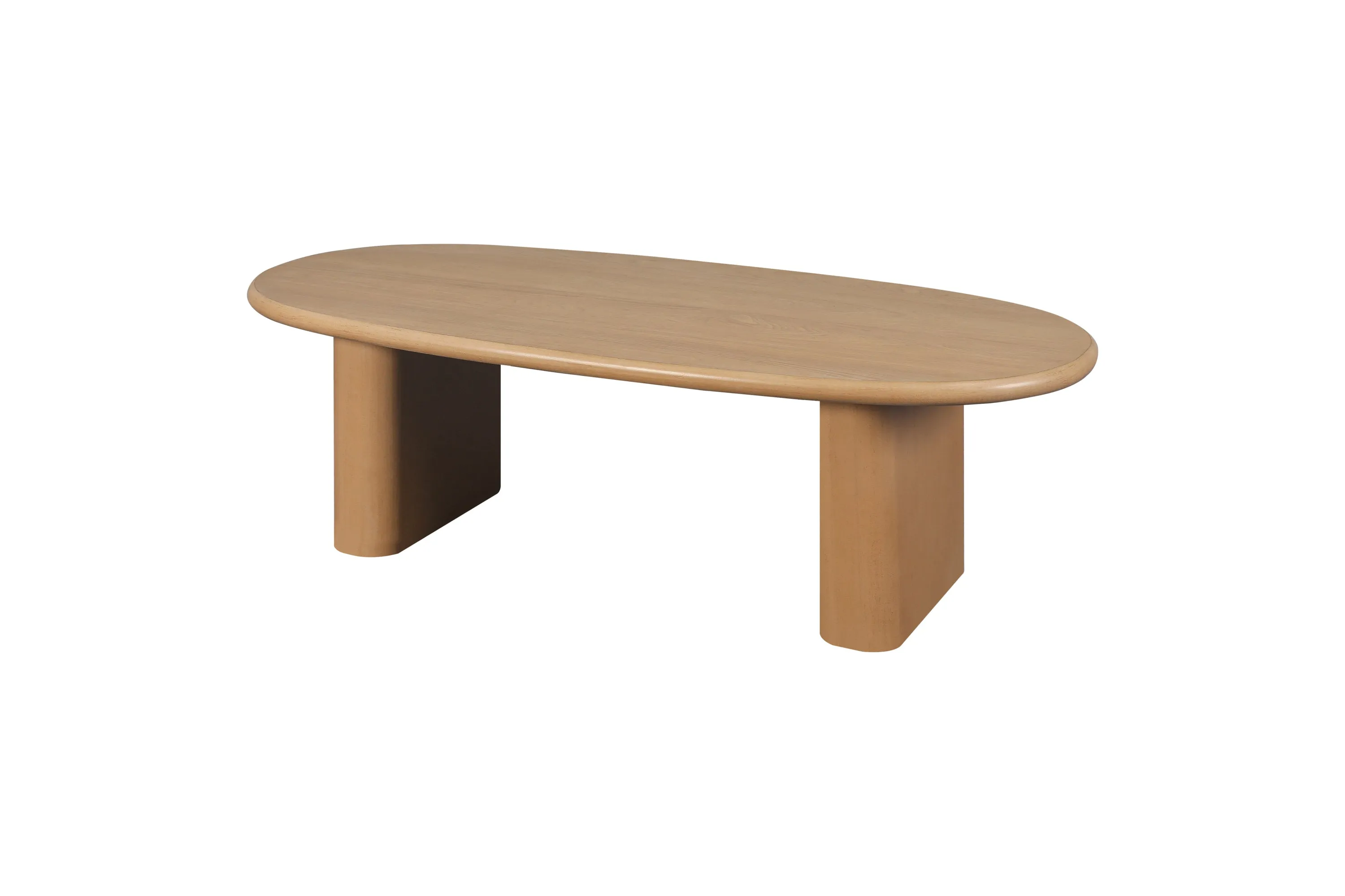 51'' Tapered Tabletop Coffee Table (NATURAL WOOD)