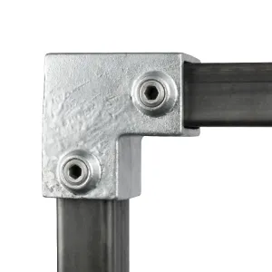 90° Elbow Square Key Clamp For 25mm Box Section