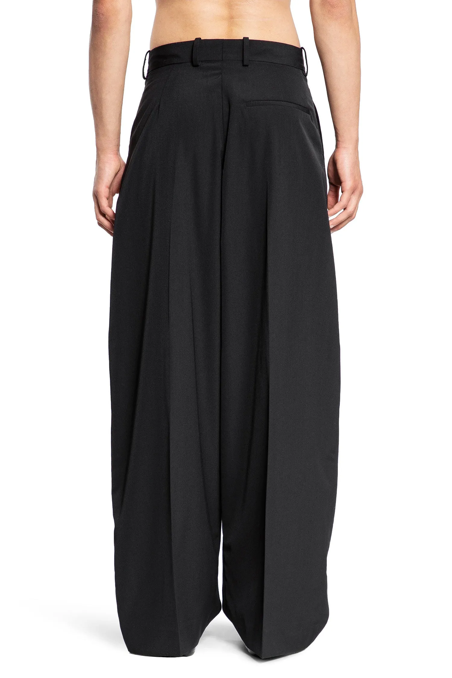 ACNE STUDIOS MAN BLACK TROUSERS