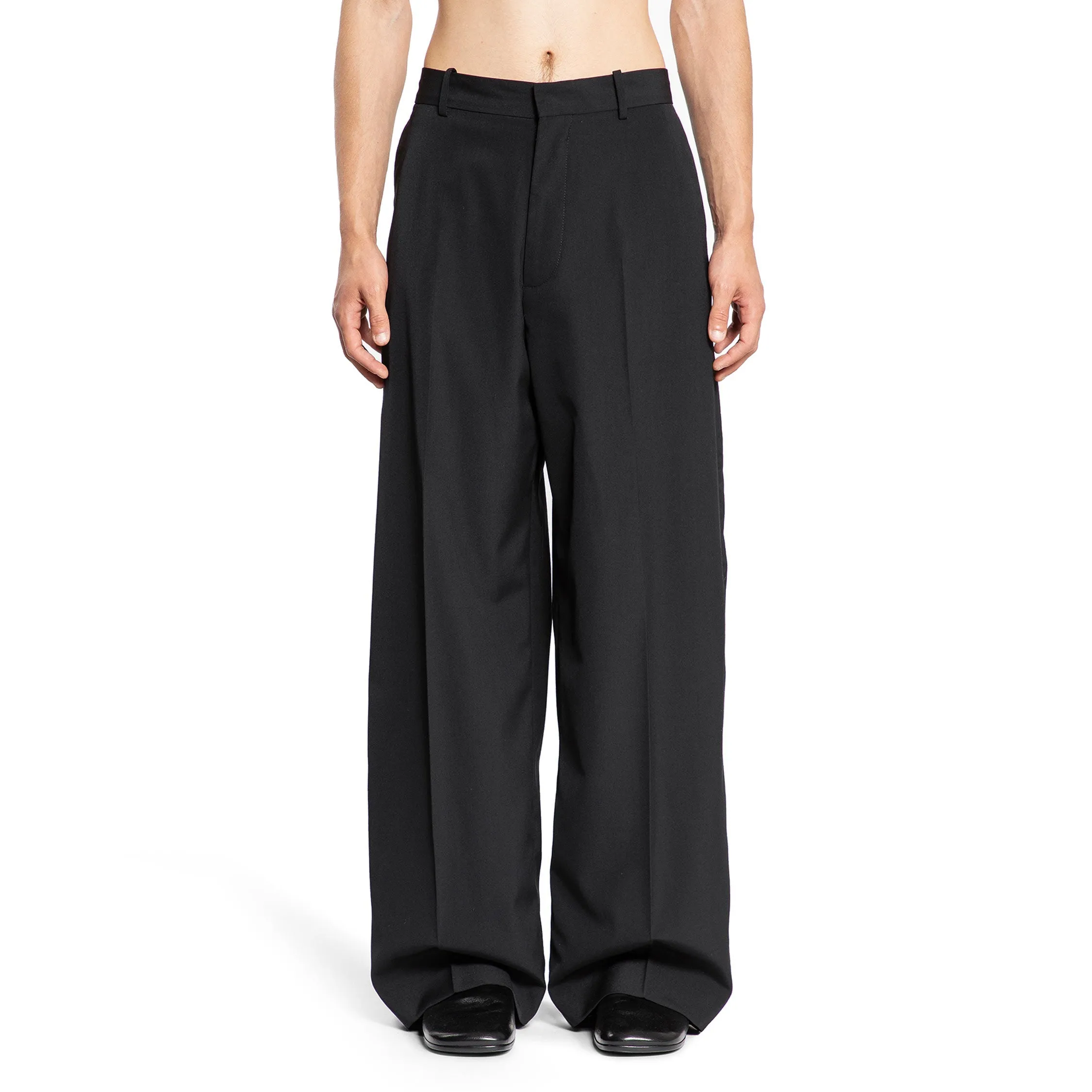 ACNE STUDIOS MAN BLACK TROUSERS