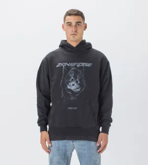 Afterlife Lowgo Hood Sweat GD Black