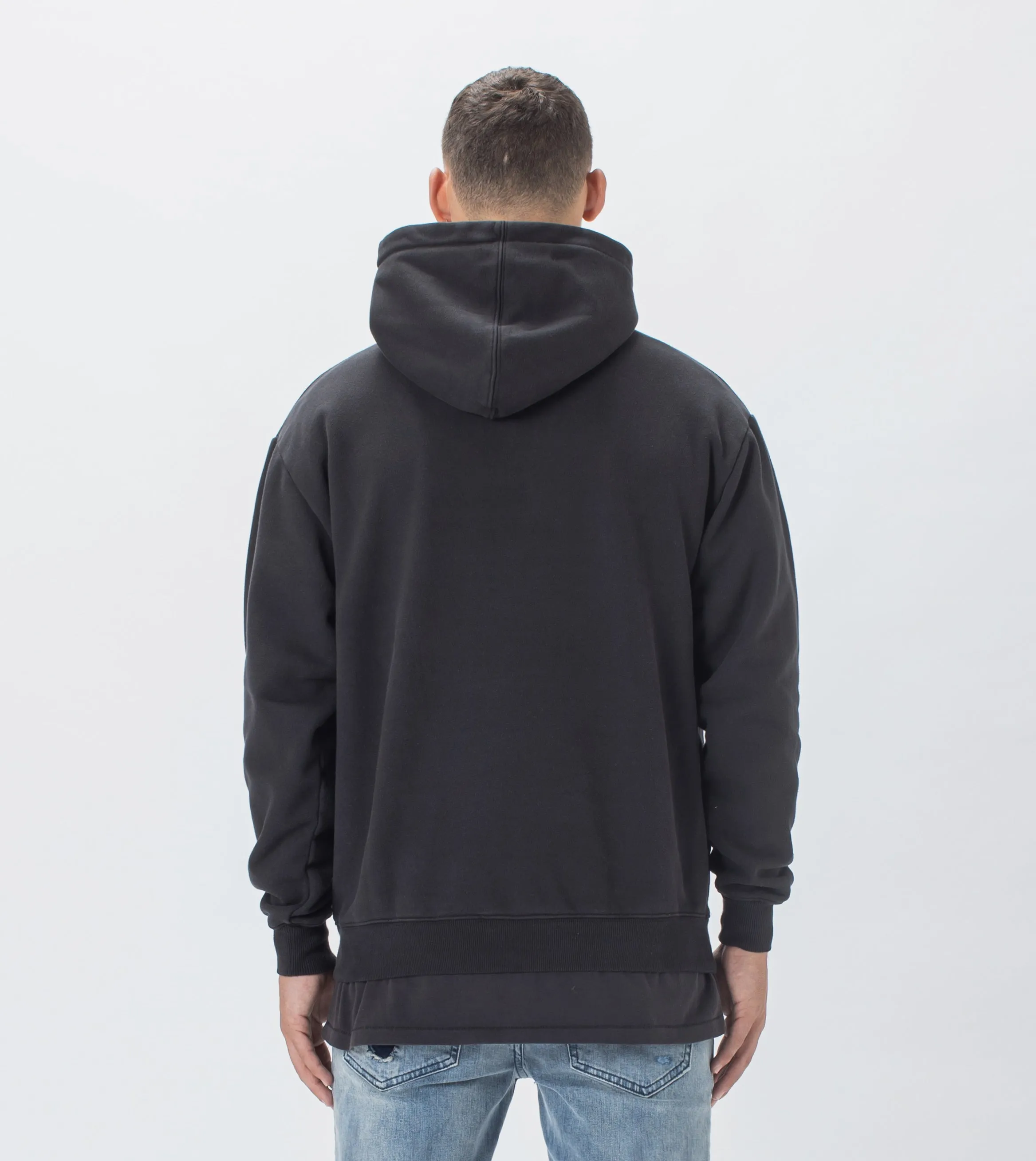 Afterlife Lowgo Hood Sweat GD Black