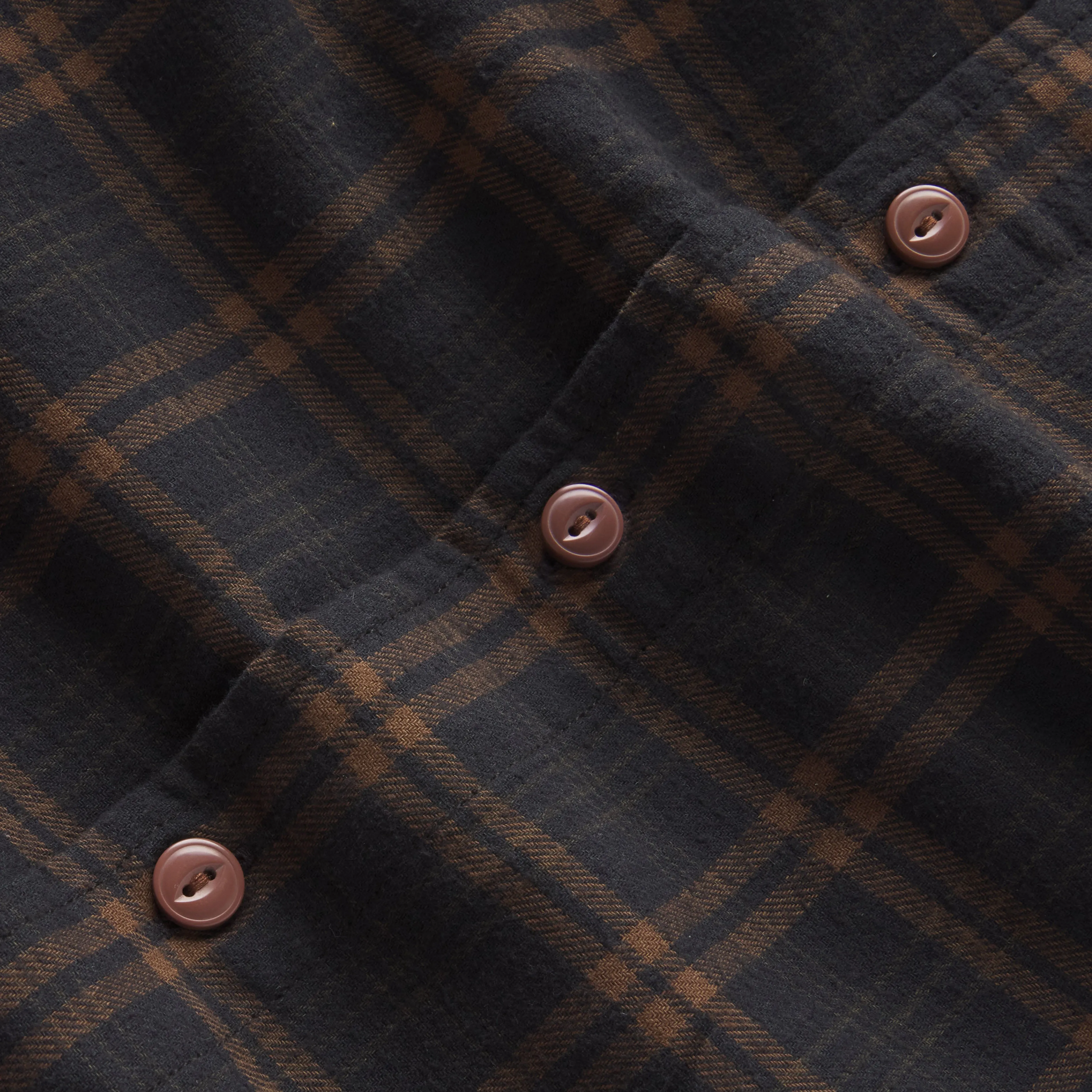 Arcadian Plaid Shirt - Loden Navy