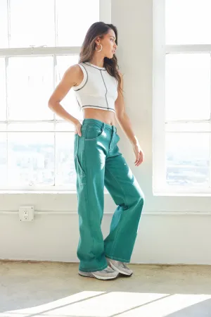 Aspen Wide Leg Utility Pants