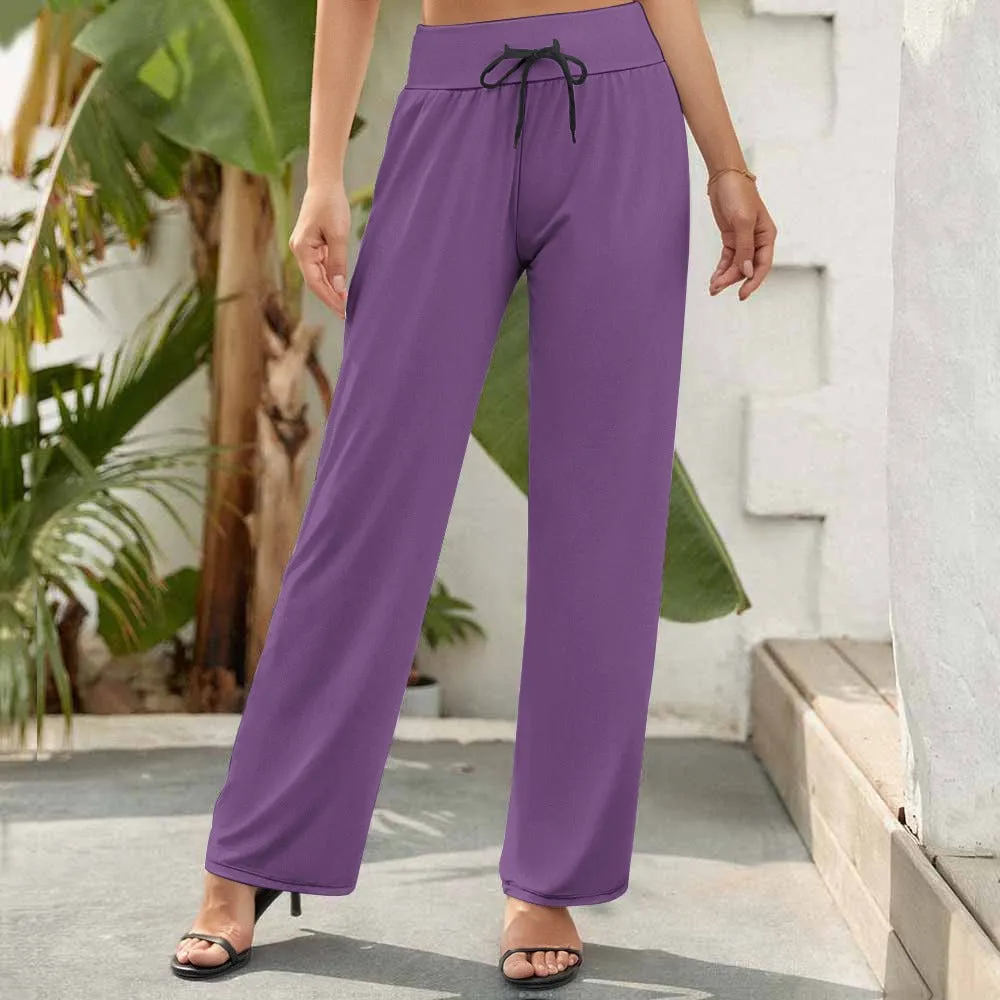 Assorted Colors Wide Leg Pants