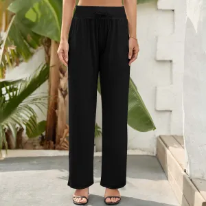 Assorted Colors Wide Leg Pants