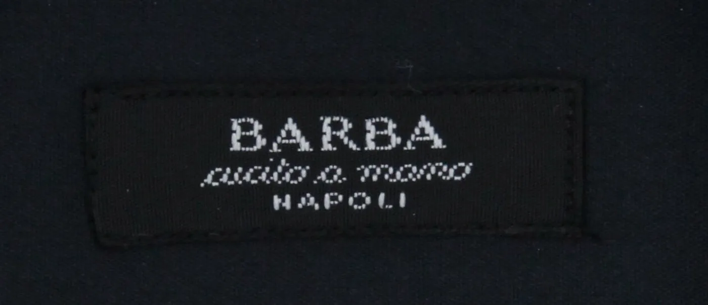 Barba Napoli Black Shirt - Extra Slim