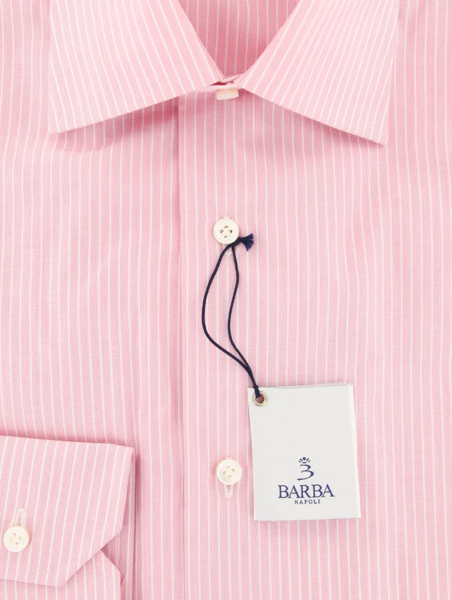 Barba Napoli Pink Shirt - Slim