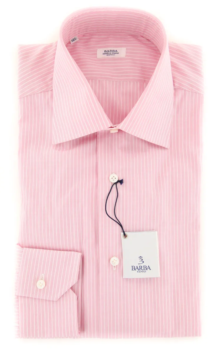 Barba Napoli Pink Shirt - Slim