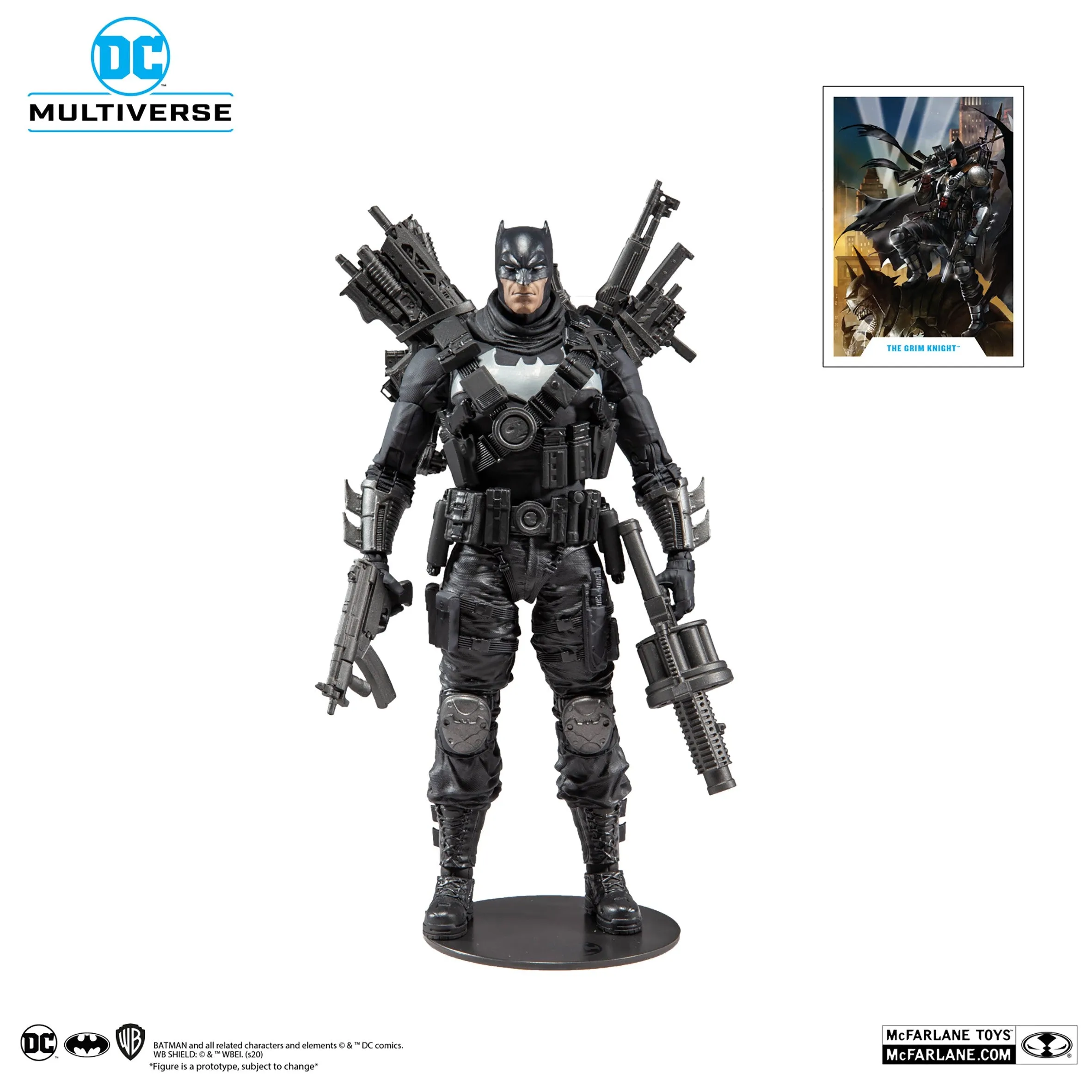 Batman The Grim Knight 7" Inch Action Figure (The Batman Who Laughs™) (Dark Nights: Metal) - McFarlane Toys