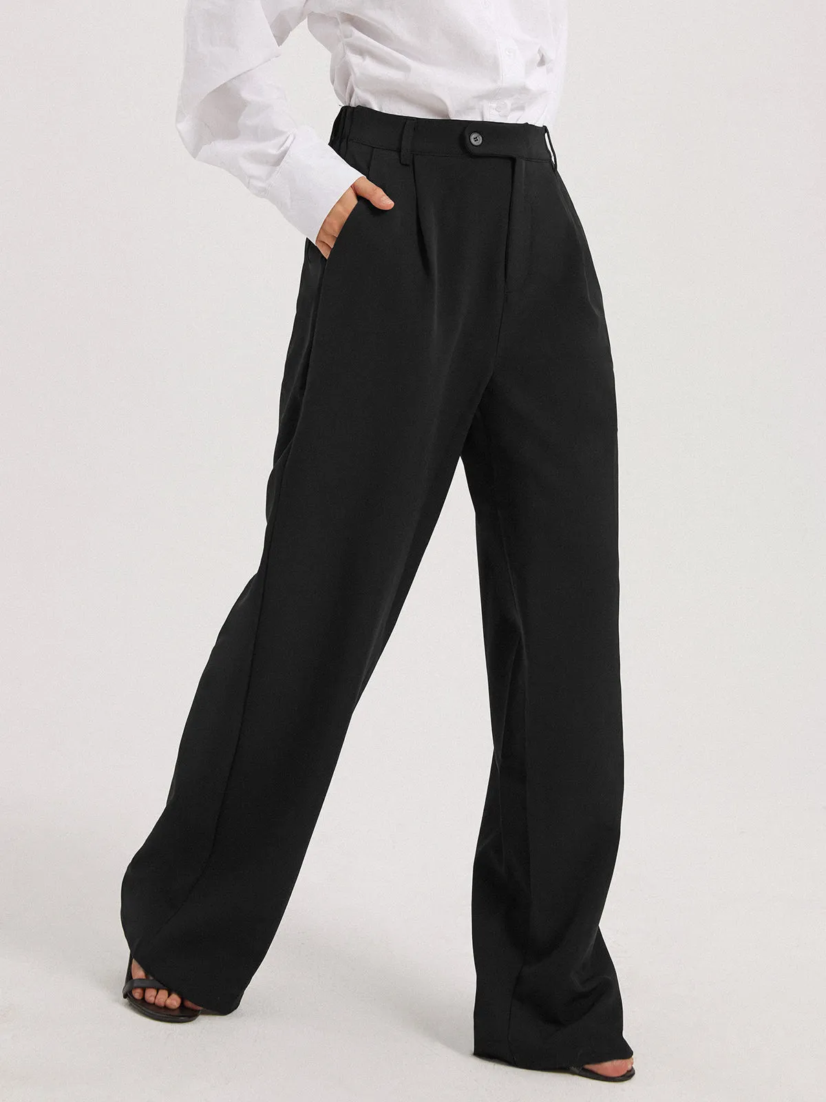 BerryBetty - Boss Babe Wide Leg Pants