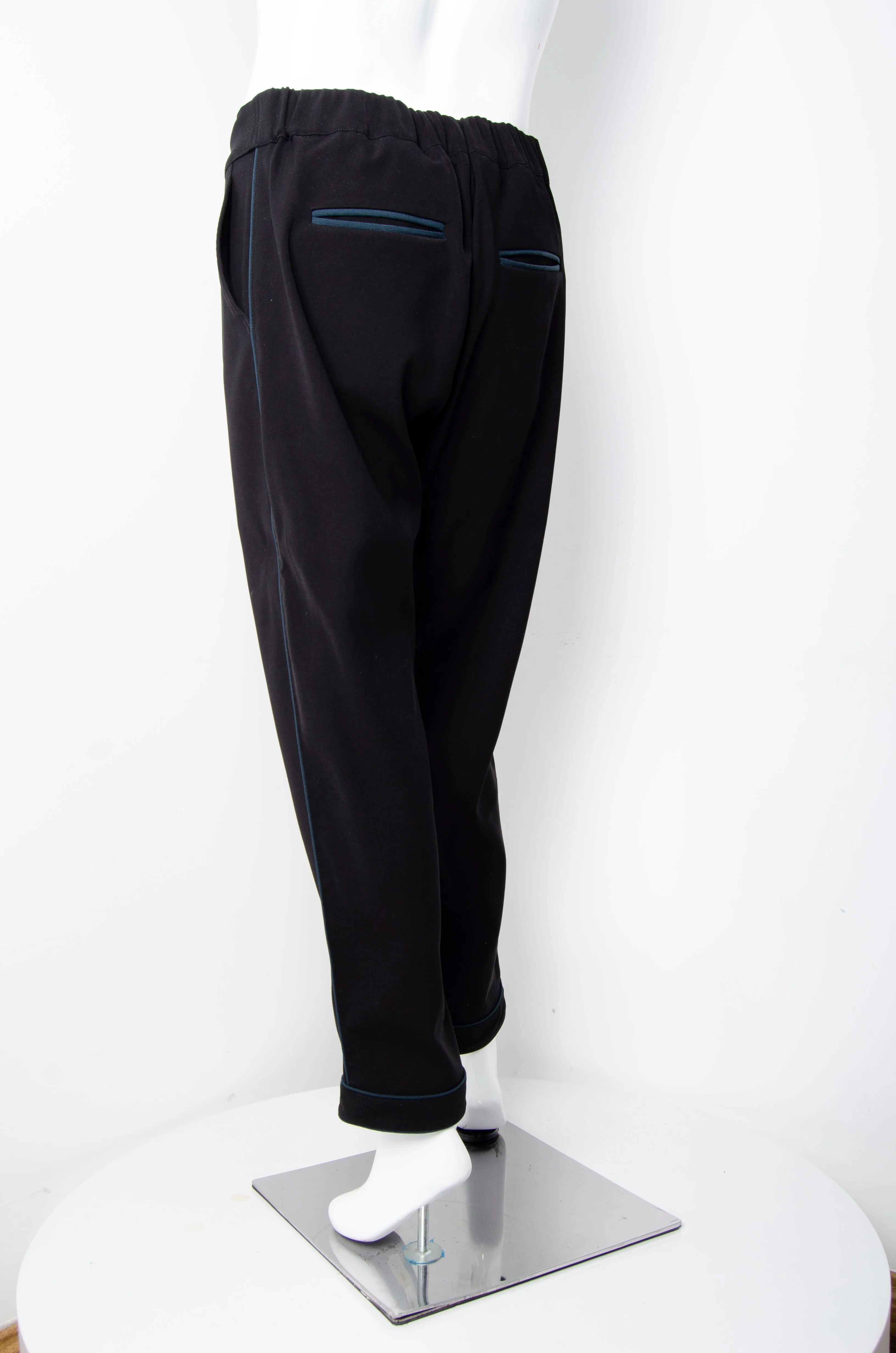 Black Pyjama Chic Pants