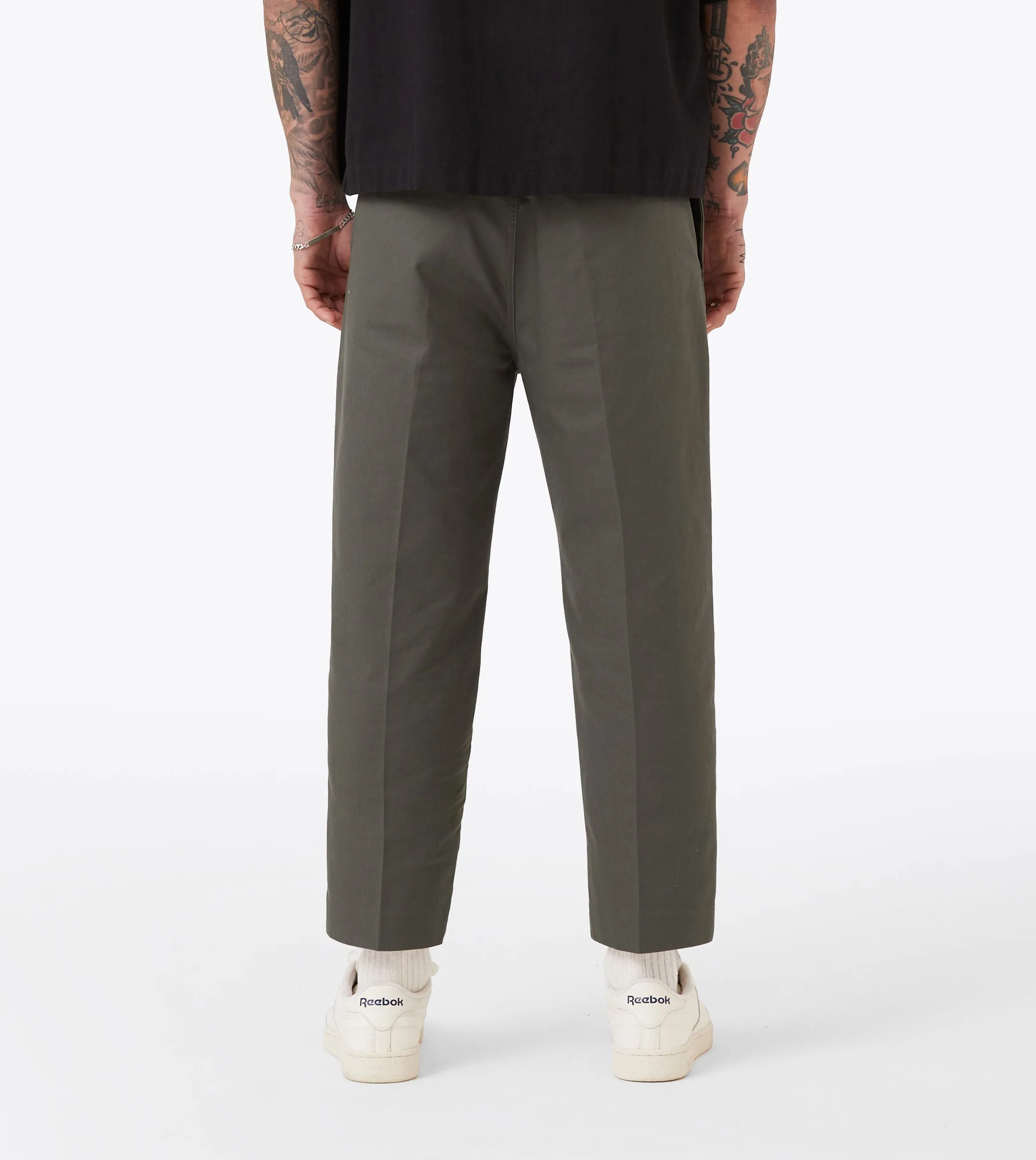 Box Crop Pant Olive