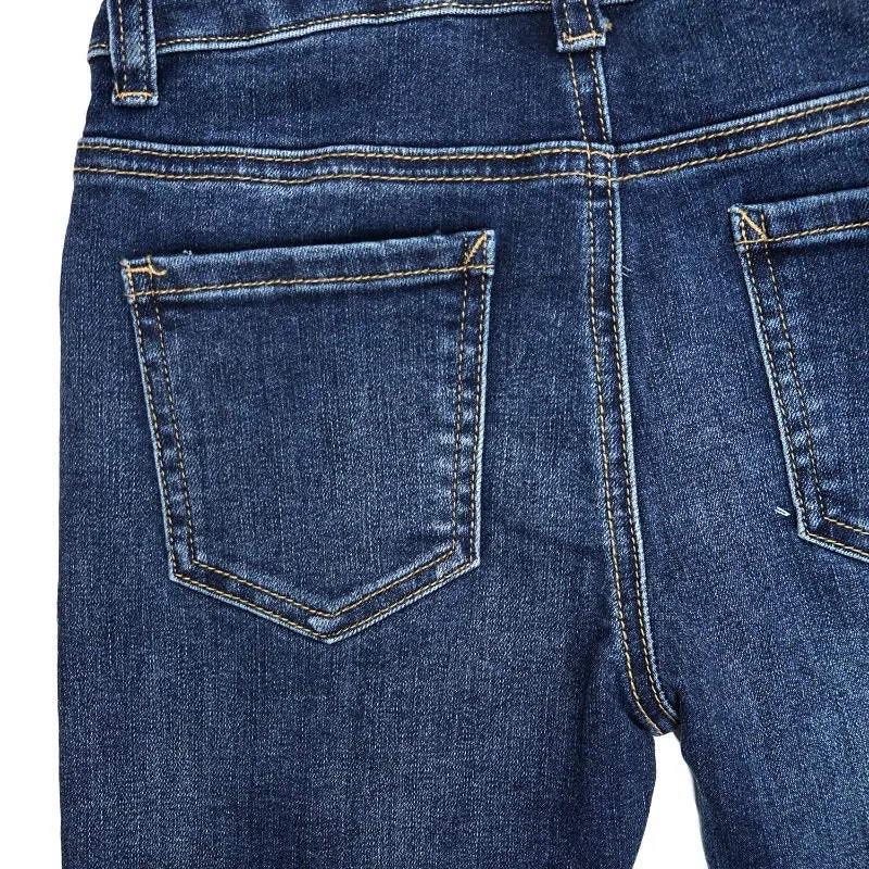 Boys Jeans Little Big Elastic Band Inside Simple Desgin Stretchy Denim Pants