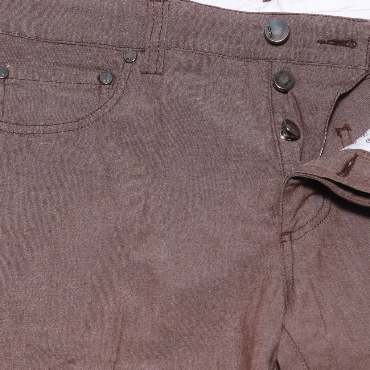 Cesare Attolini Brown Pants