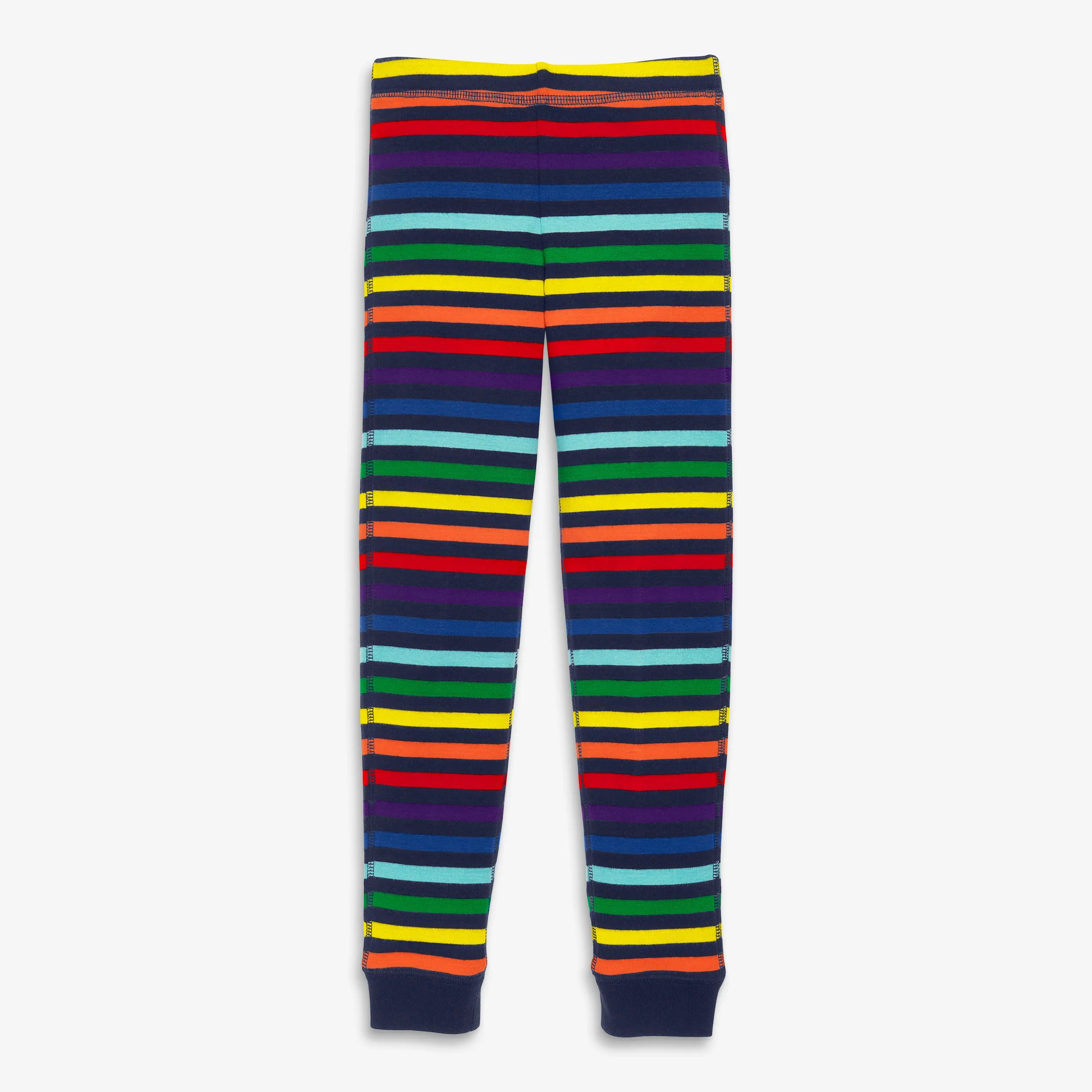 Clearance kids organic pj pant in rainbow