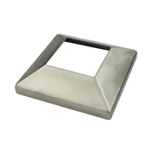 Cover Plate, 50mm square tube, Satin Finish