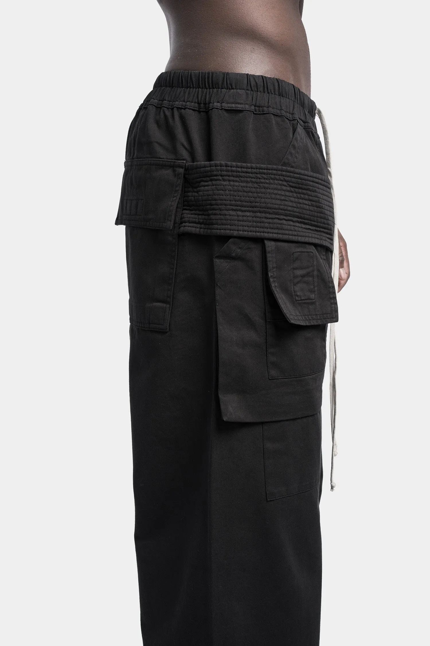 Creatch wide cargo pants