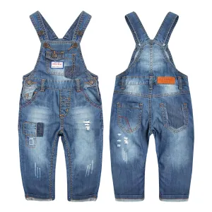 Cute Baby Overalls Toddler Soft Jeans Jumper