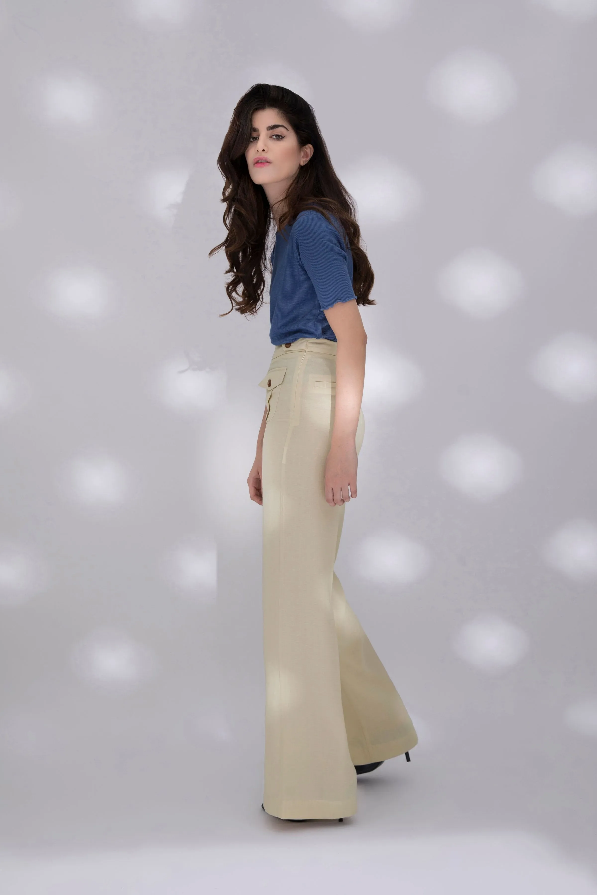 Drapey Wide Leg Pant