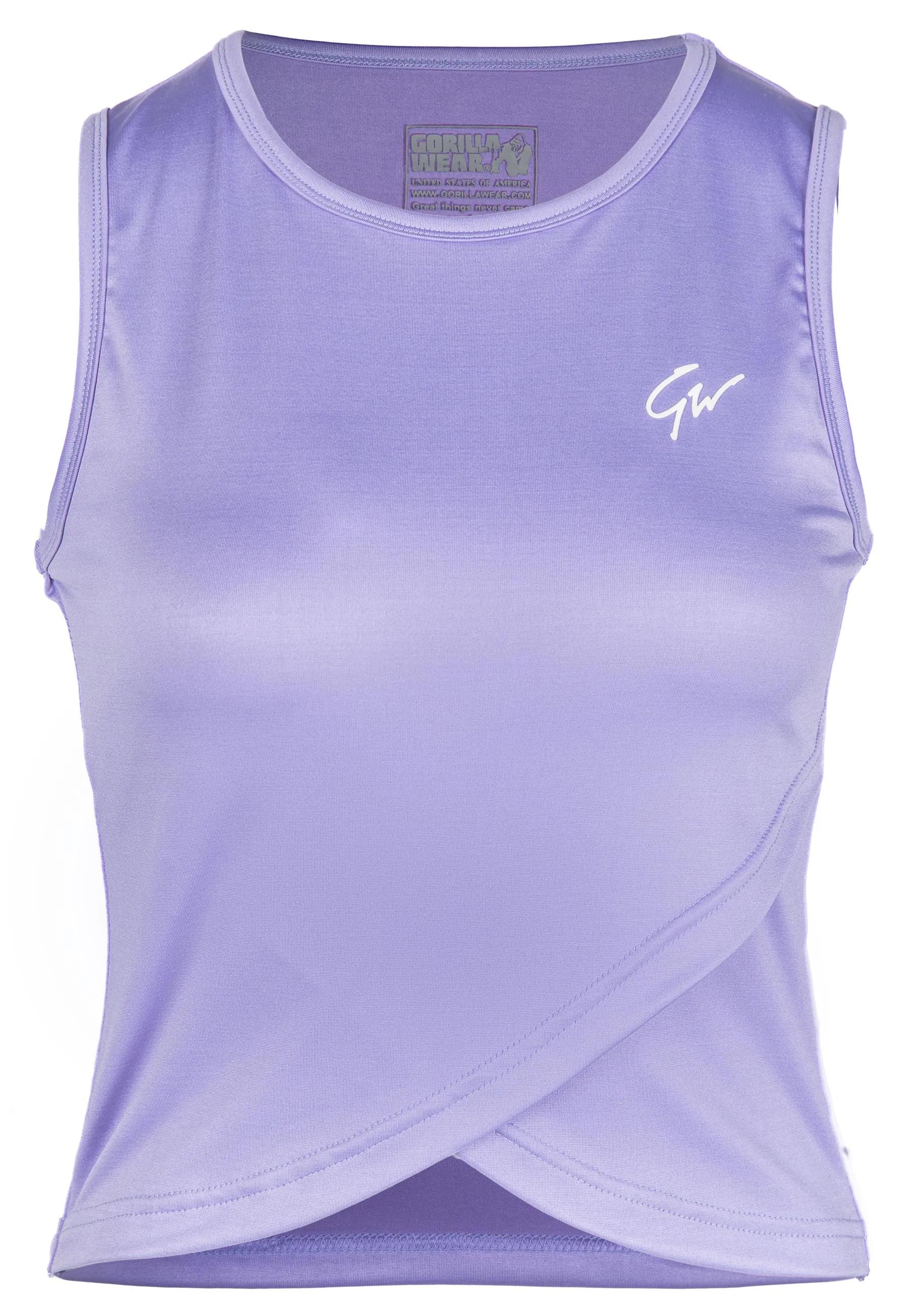 Estelle Twisted Crop Top - Lilac