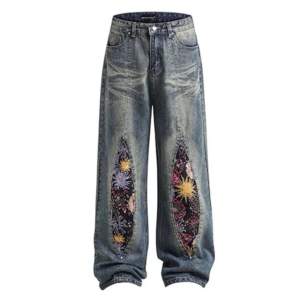 Fashionkova Celestial Magic Wide Leg Jeans