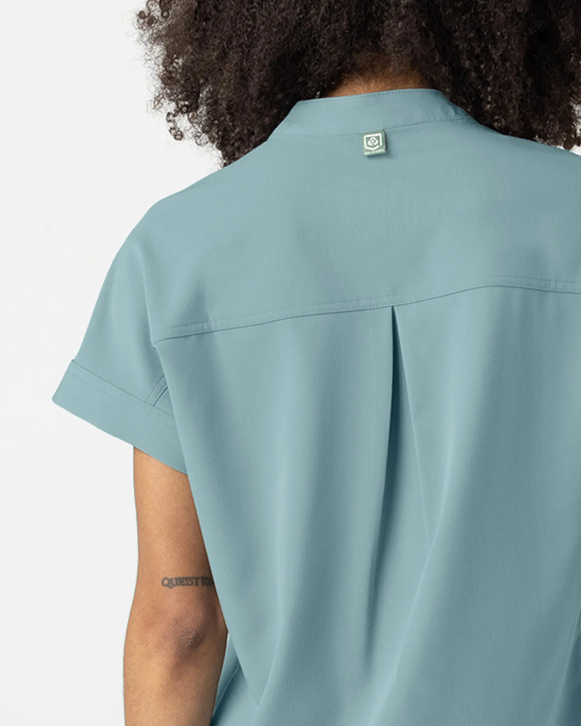 FYSEL® Fiji‎ ‎ Banded Collar Scrub Top