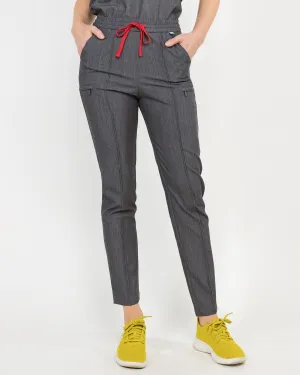 FYSEL® Sicily ‎ Pintuck Tapered Scrub Pants (Final Sale)