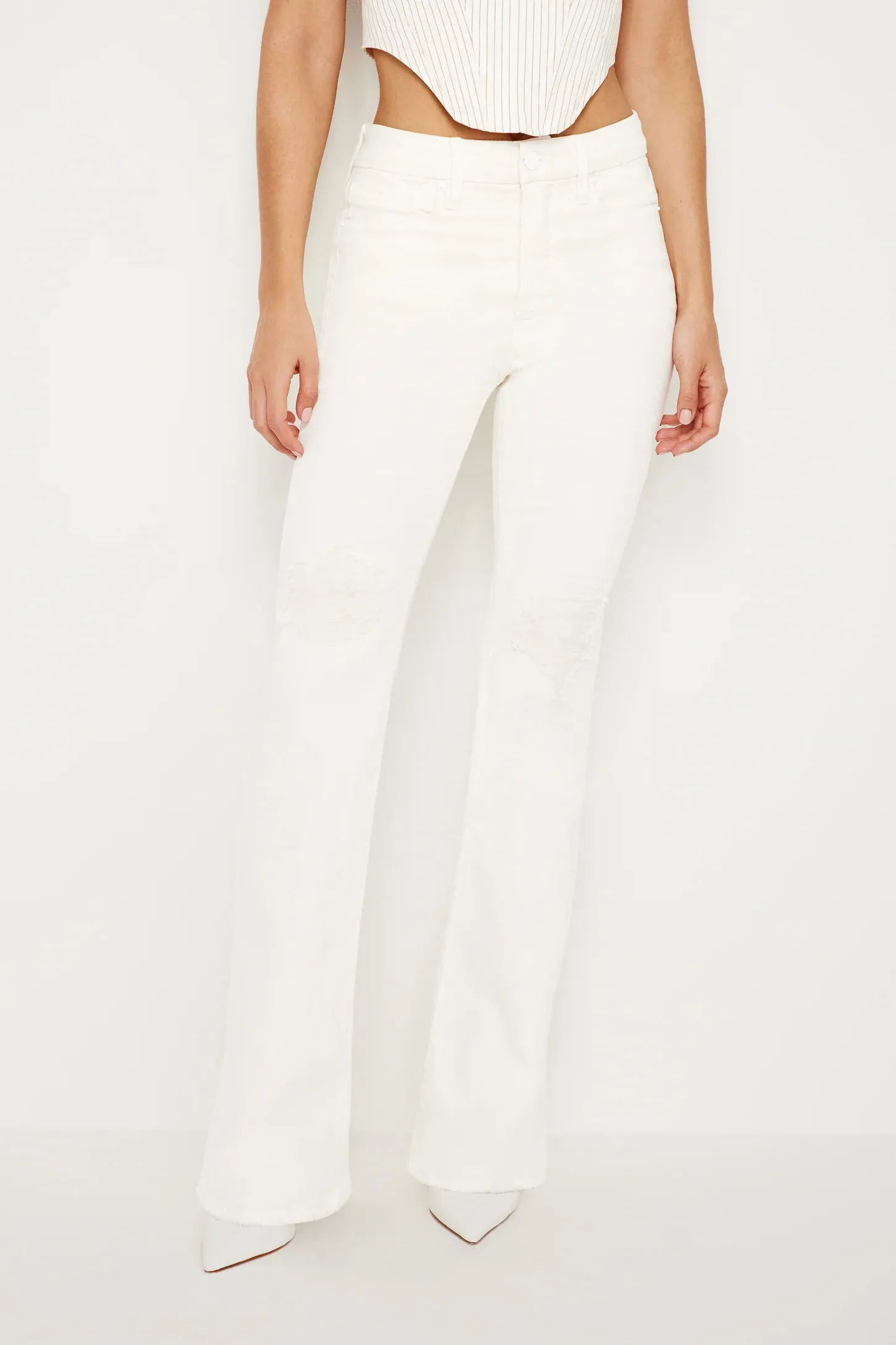 Good Classic Bootcut Cloud White