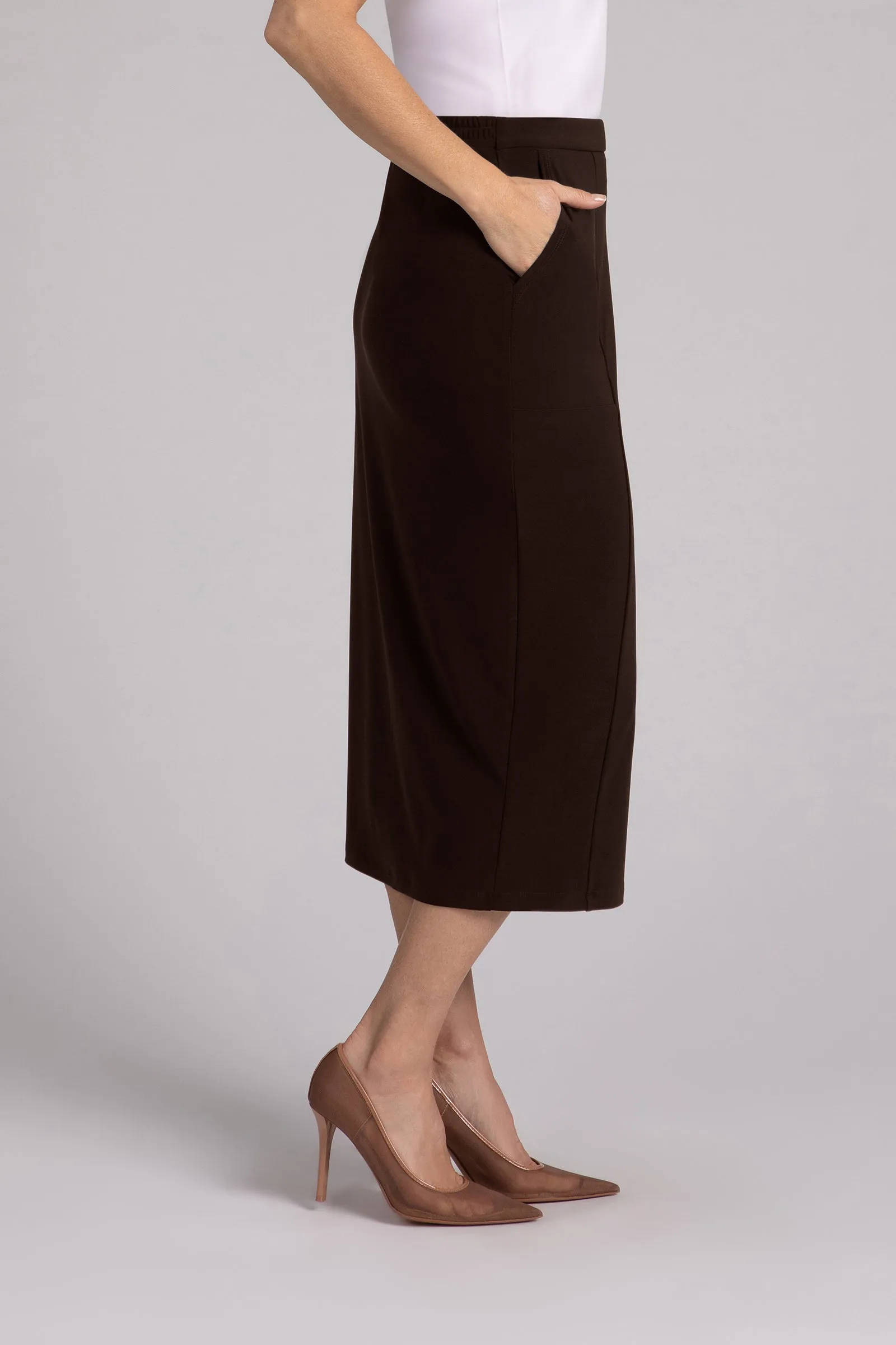 Hepburn Skirt | Chocolate