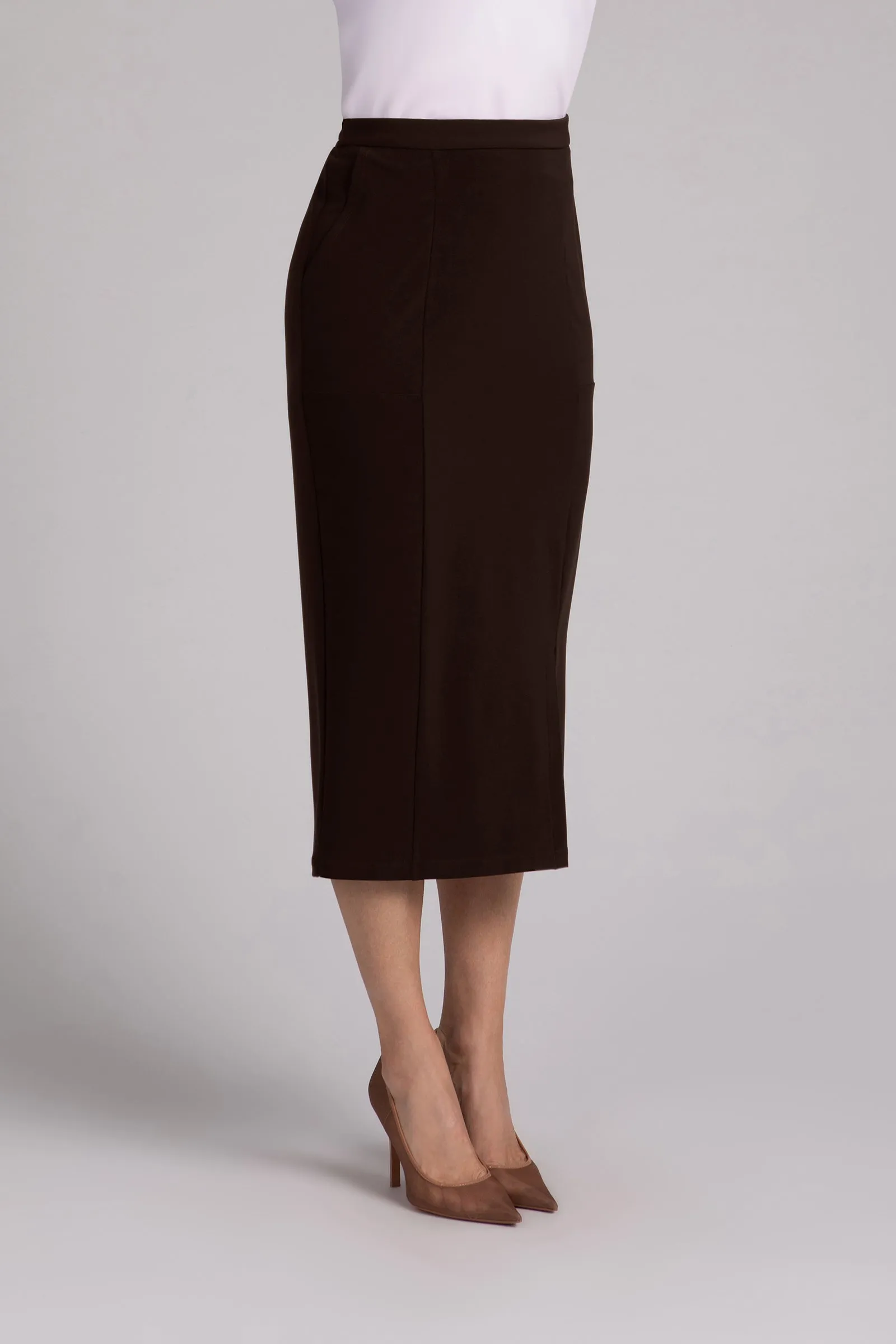 Hepburn Skirt | Chocolate