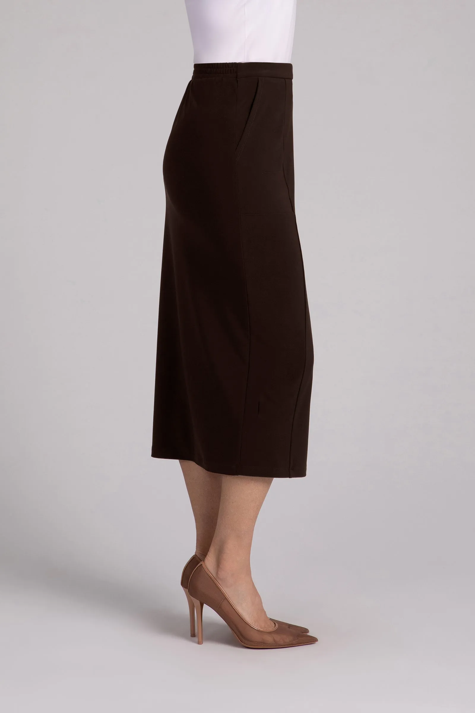 Hepburn Skirt | Chocolate