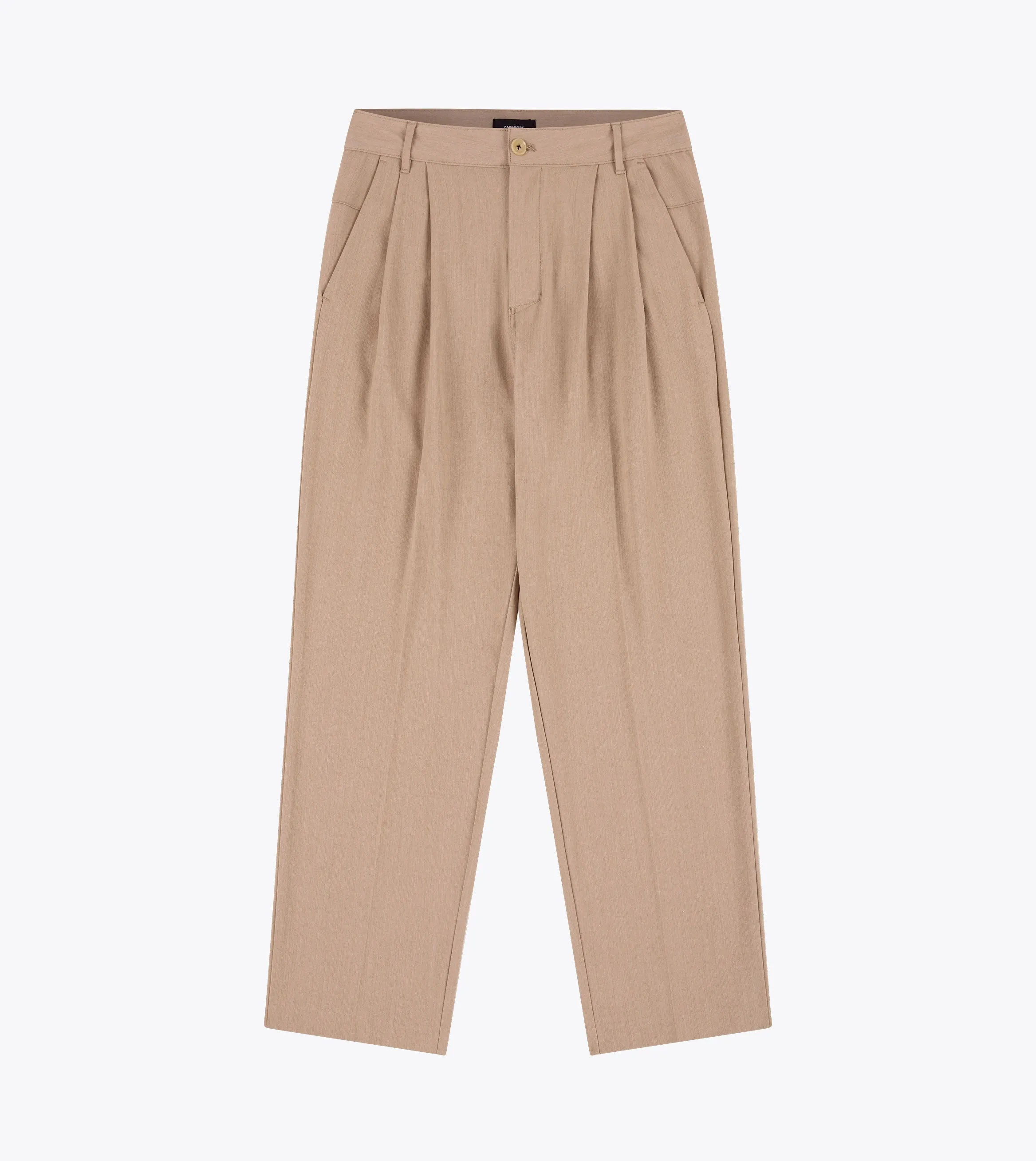 Herringbone Flow Pant Beige