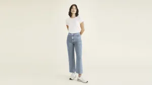 Jean Cut Pants, High Straight Fit