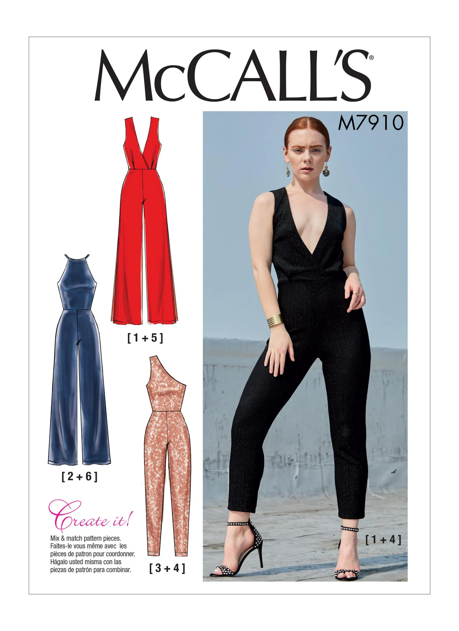 McCalls 7910 / Misses Jumpsuits