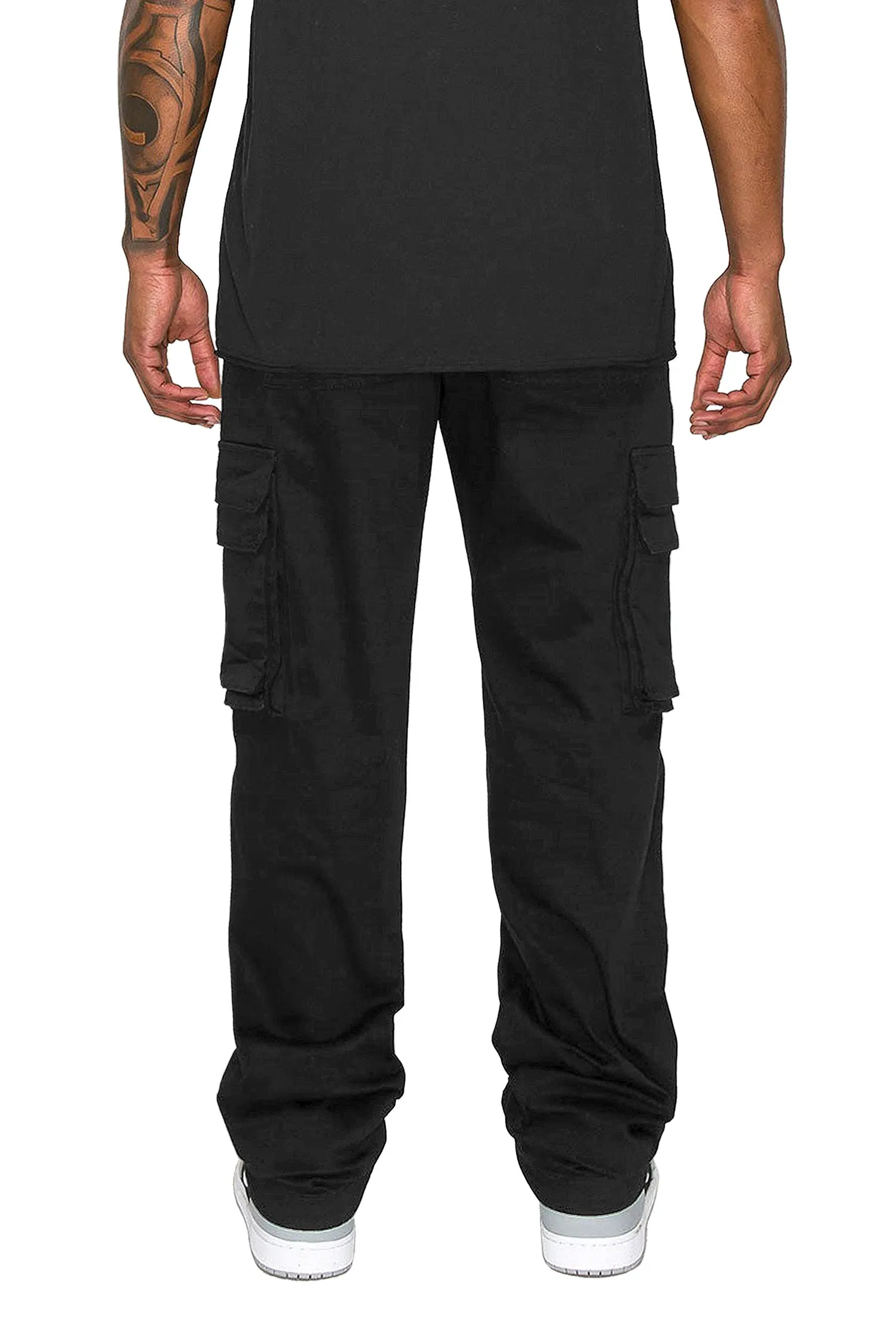 Men's Baggy Relaxed Fit Multiple Pocket Cargo Pants