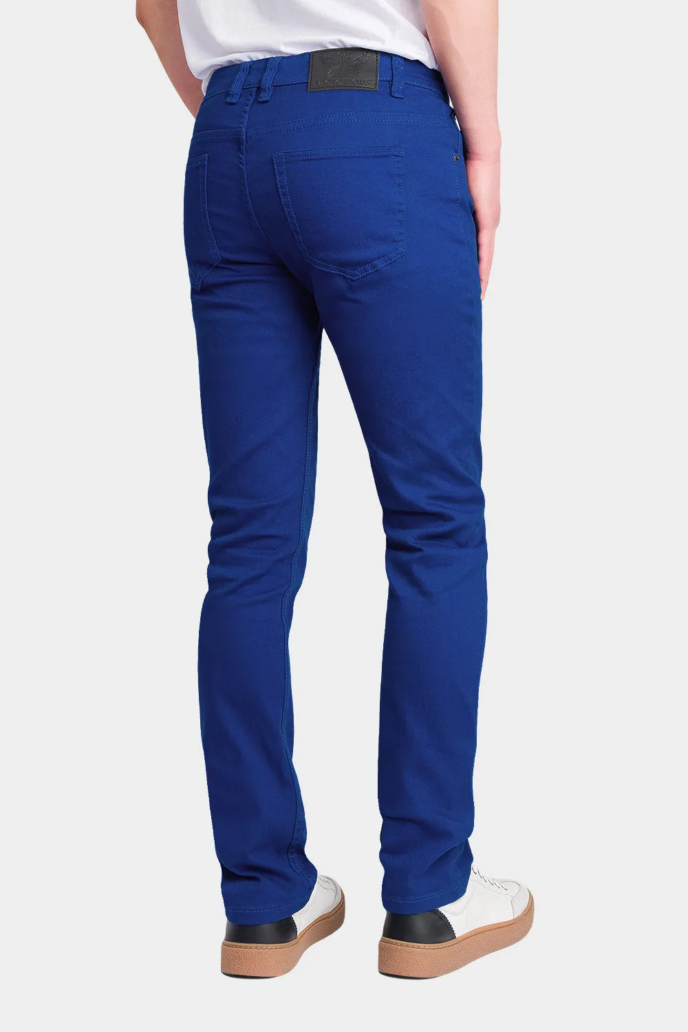 Men's Essential Skinny Fit Colored Jeans (Royal Blue)