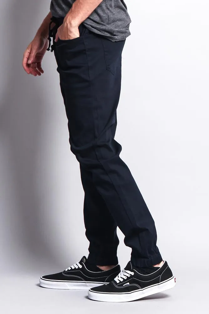 Men's Jogger Twill Pants (Navy)