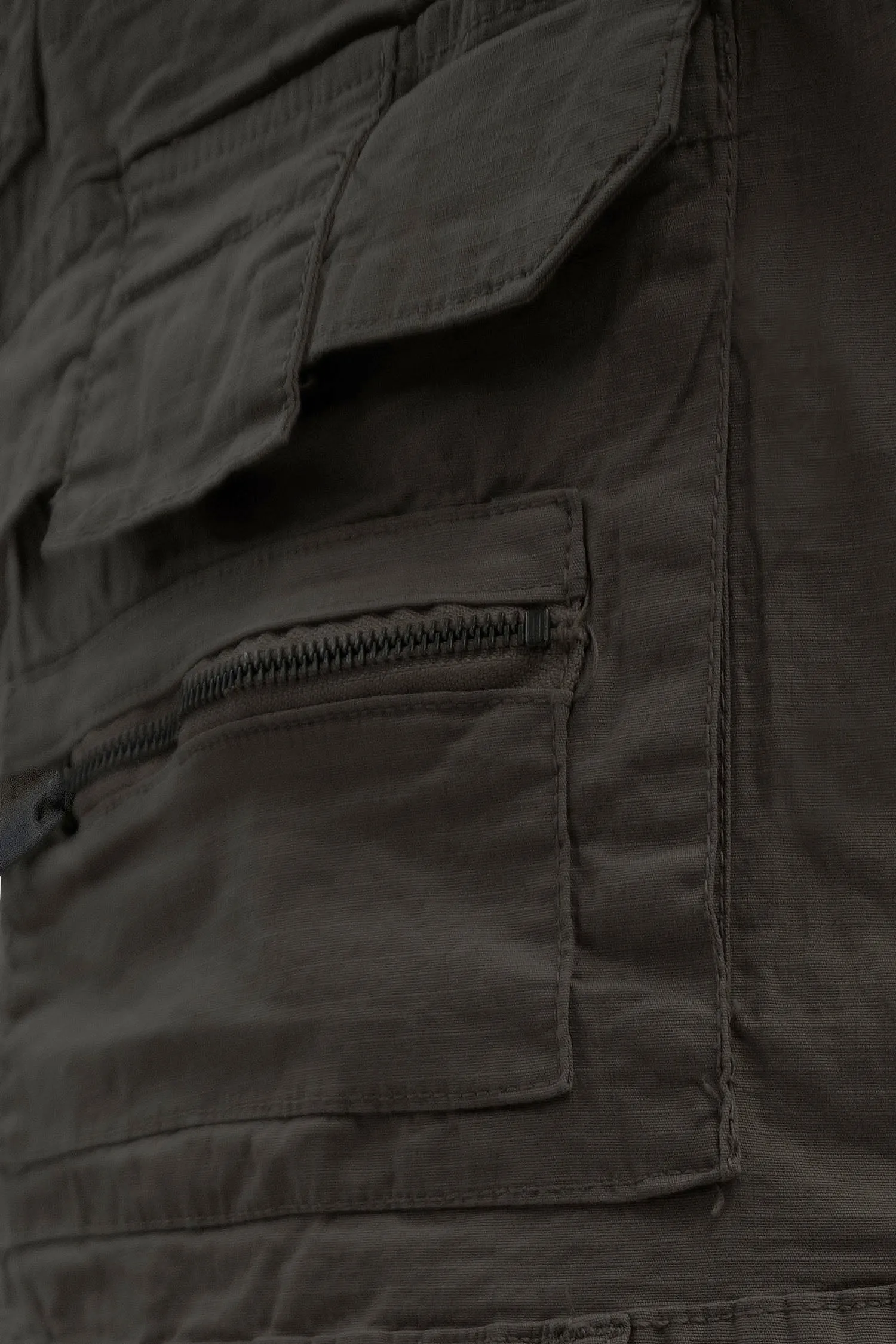 Men's Side Button Opening Cargo Pockets Overalls