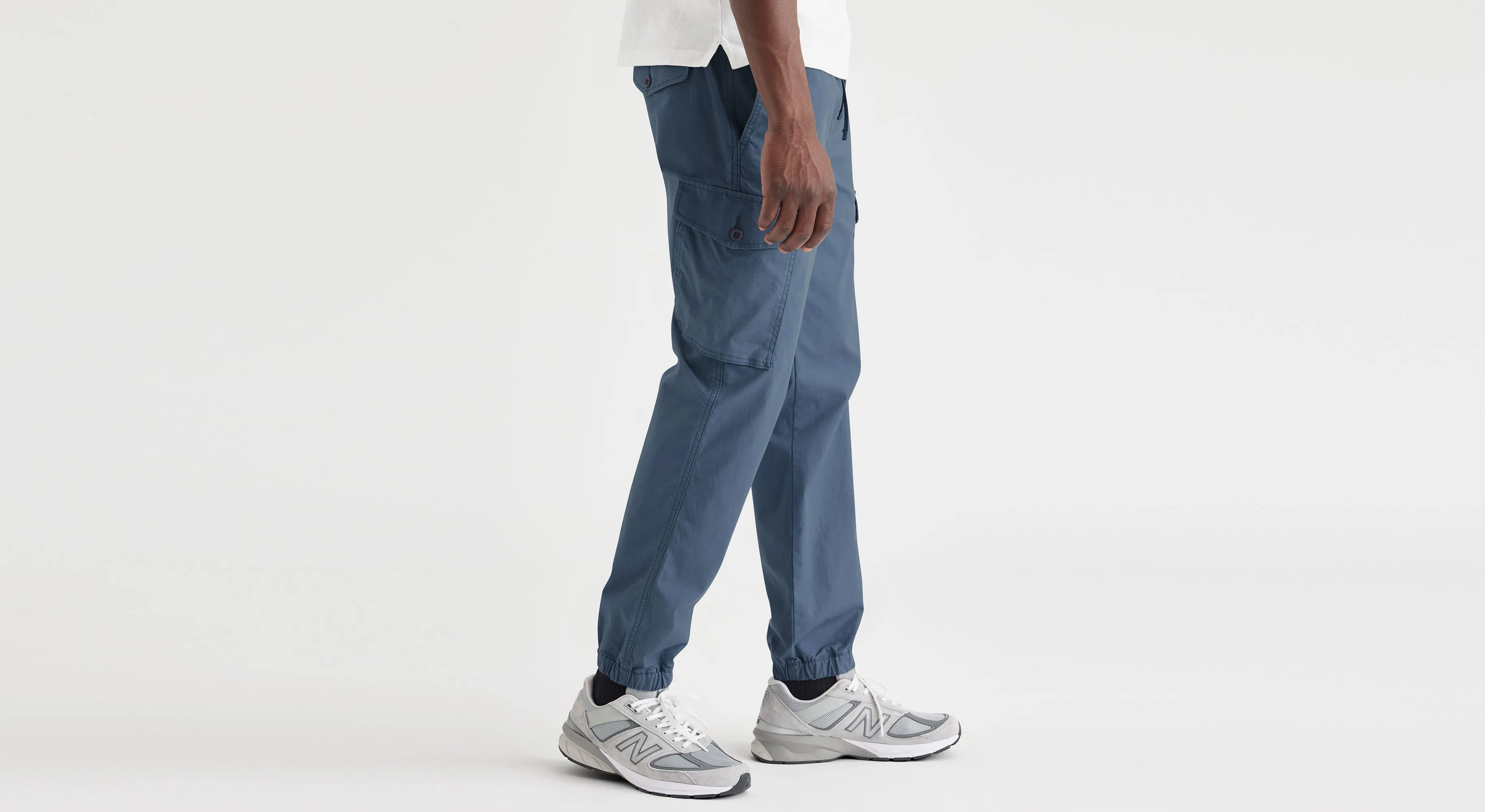 Men's Straight Tapered Fit Cargo Jogger Pants