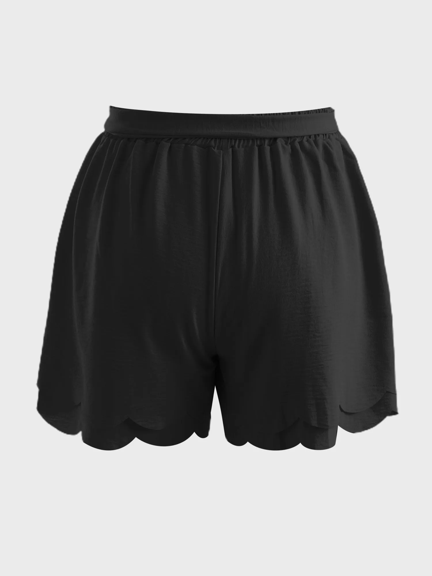 Midsize Petal Layered Tie-Up Shorts