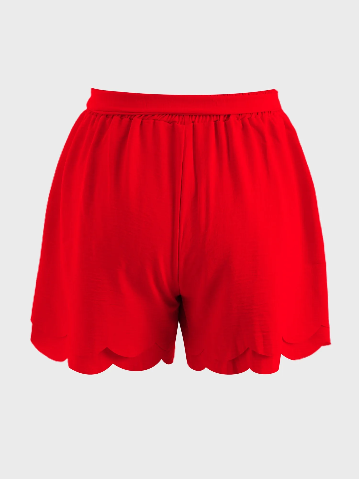 Midsize Petal Layered Tie-Up Shorts