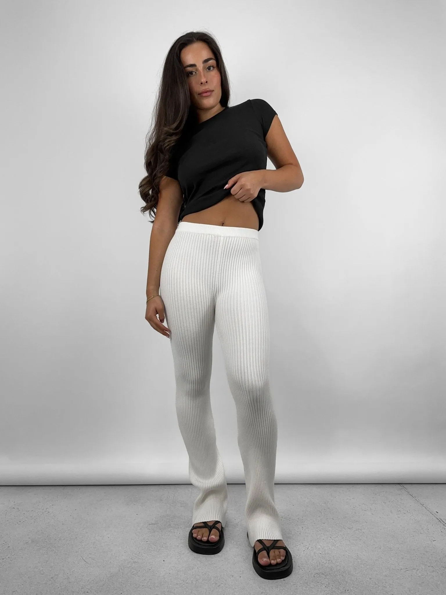 Mimi Ribbed Knit Pants