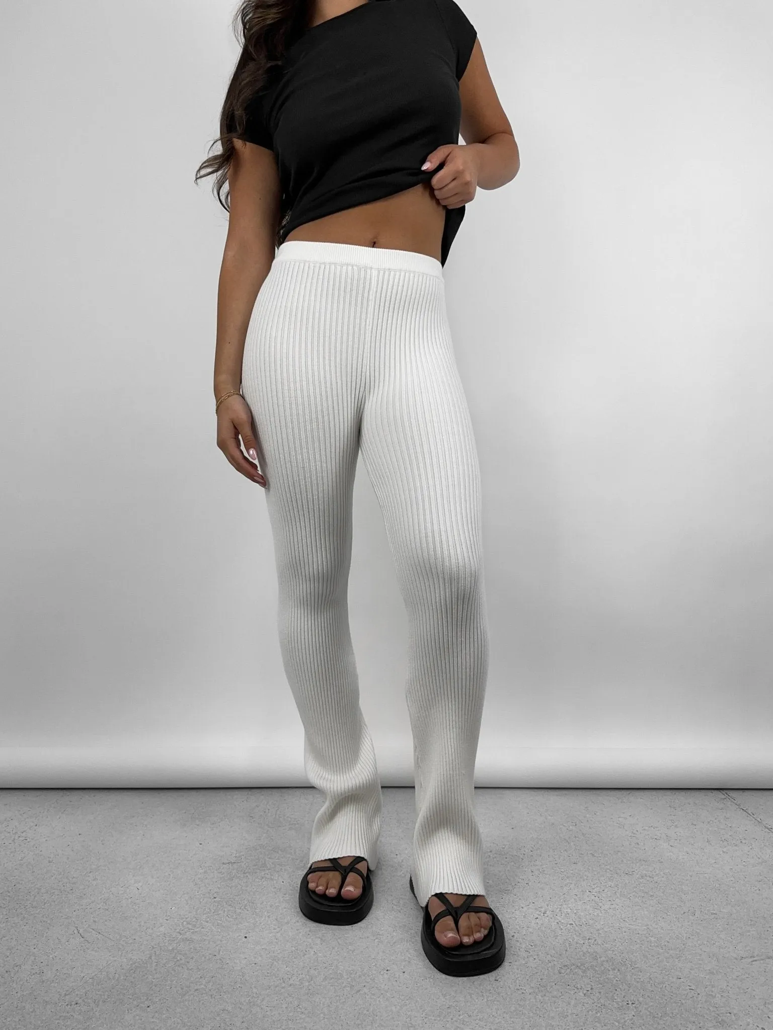 Mimi Ribbed Knit Pants