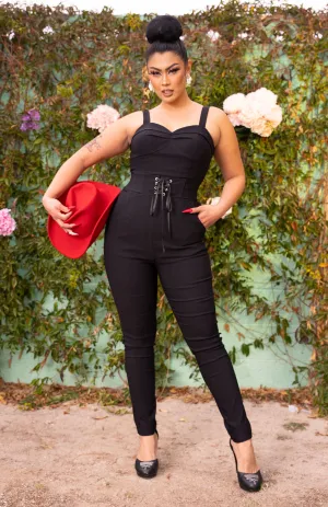 Palermo Corset Pants in Black